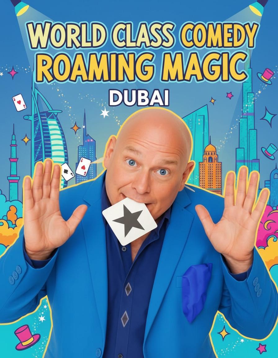 Corporate Magician Dubai Close Up Roming 